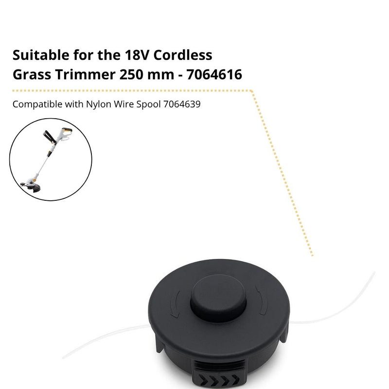 Laden Sie das Bild in Galerie -Viewer, Drahtspule - Nur Geeignet für 18V Akku-Rasentrimmer 250 mm