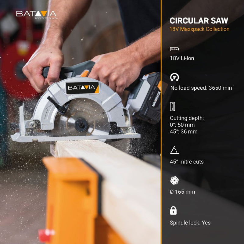 Load image into Gallery viewer, 18V Cordless Circular Saw 165 mm