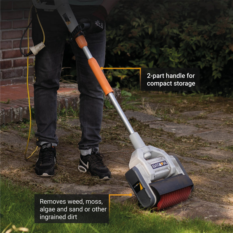 Laad de afbeelding in de Galerijviewer, Maxxbrush Multi-Borstel 1020W 26 cm - Incl. Q - Link Verlengkabel - 15 m