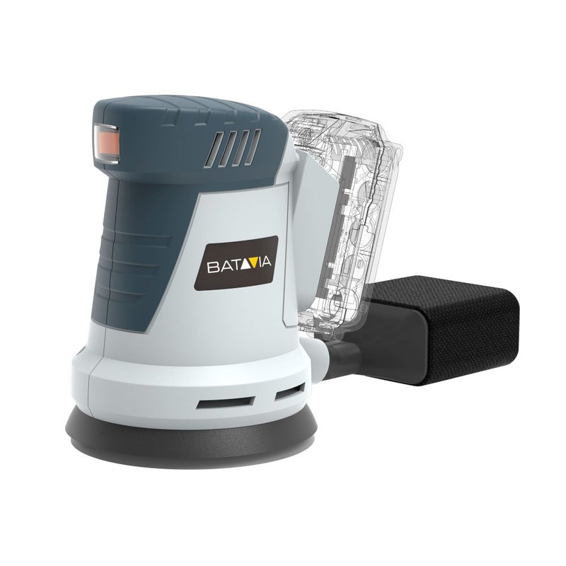 Carica immagine in Galleria Viewer, Levigatrice rotorbitale a batteria 18V 125 mm