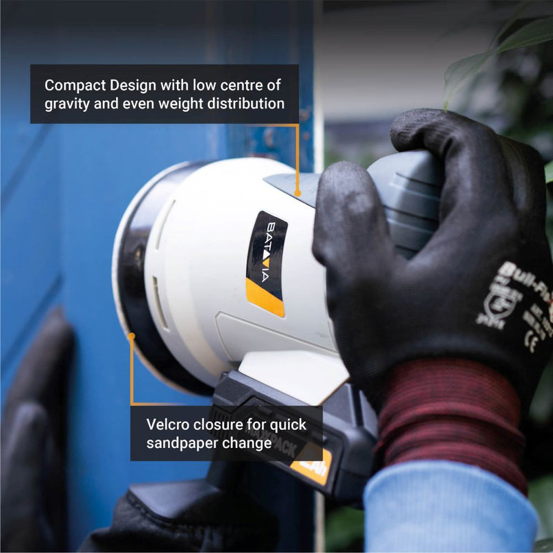 Cargue la imagen en el visor de la galería, Lijadora Excéntrica 18V de Batería 125mm