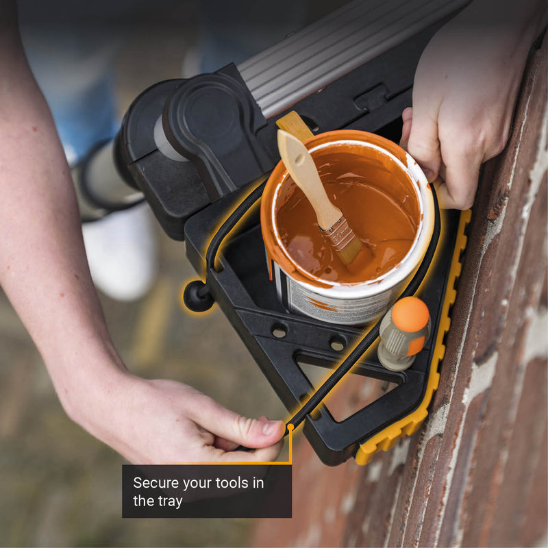 Chargez l'image dans la visionneuse de la galerie, Entretoise Murale et Plateau Porte-Outils pour Échelles Télescopiques