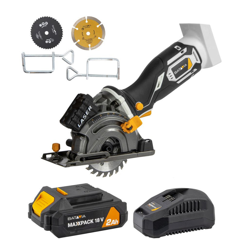 Laad de afbeelding in de Galerijviewer, 18V Accu Mini Handcirkelzaag 89mm