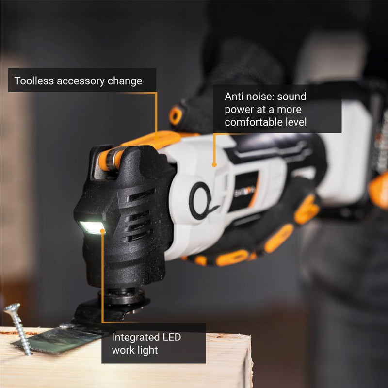 Cargue la imagen en el visor de la galería, Multiherramienta Antivibratoria 18V de Batería