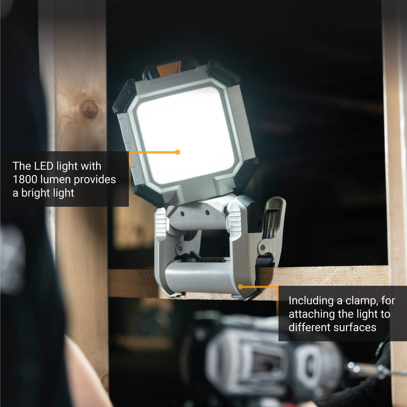 Load image into Gallery viewer, 18V Cordless LED Work Light