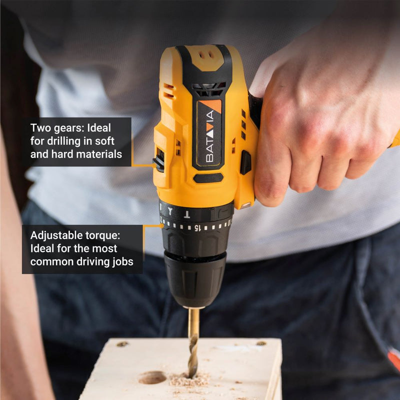 Chargez l'image dans la visionneuse de la galerie, Perceuse à Percussion 12V sans fil