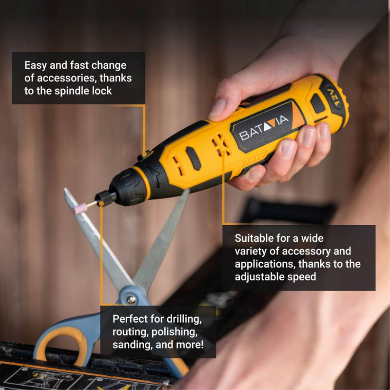 Chargez l'image dans la visionneuse de la galerie, Outil Rotatif Multifonctions 12V sans fil