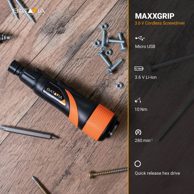 Chargez l'image dans la visionneuse de la galerie, Tournevis 3.6V sans fil | Incl. 44 pièces et étui de rangement