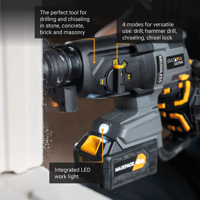 Load image into Gallery viewer, 18V Cordless Brushless Rotary Hammer SDS+