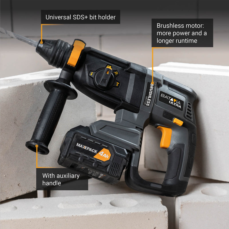 Load image into Gallery viewer, 18V Cordless Brushless Rotary Hammer SDS+