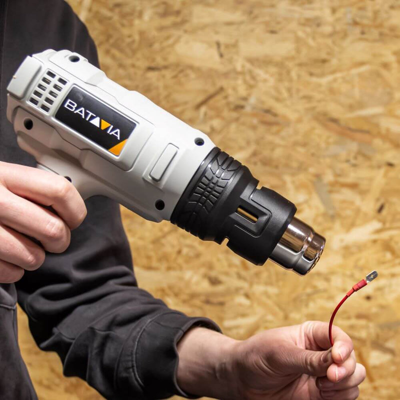 Laden Sie das Bild in Galerie -Viewer, Renovierungs-Set – Heißluftpistole 1800W und Farbroller mit Zubehör