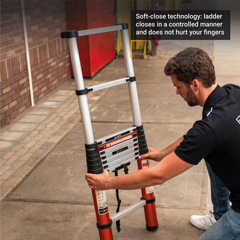 Load image into Gallery viewer, Telescopic Ladder - Incl. Stand-off & Tool Tray & 12V Chainsaw Set