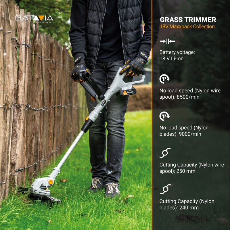 Cargue la imagen en el visor de la galería, Recortabordes 18V de Batería 250mm