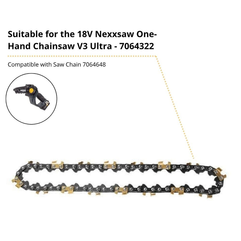 Load image into Gallery viewer, Titanium Coated Saw Chain - for the 18V Nexxsaw Cordless Brushless One-Hand Chainsaw V3 Ultra