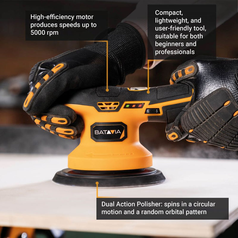 Laad de afbeelding in de Galerijviewer, 12V Accu Excentrische Polijstmachine Ø150mm