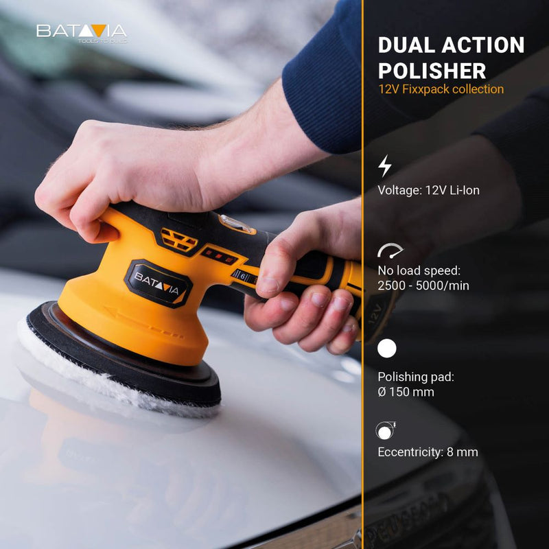 Laad de afbeelding in de Galerijviewer, 12V Accu Excentrische Polijstmachine Ø150mm