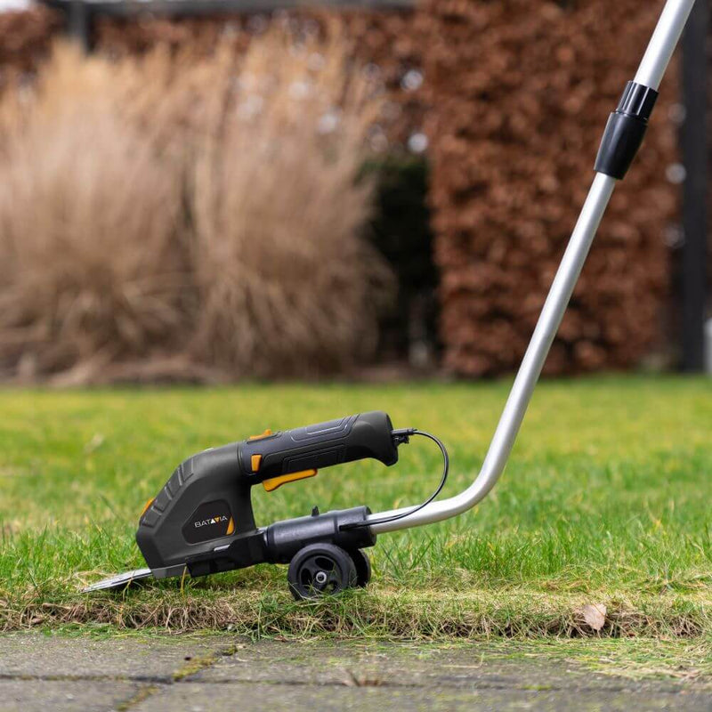 Laad de afbeelding in de Galerijviewer, 3.6V Accu Gras/struikschaar | Incl. Verlengsteel met Wielen