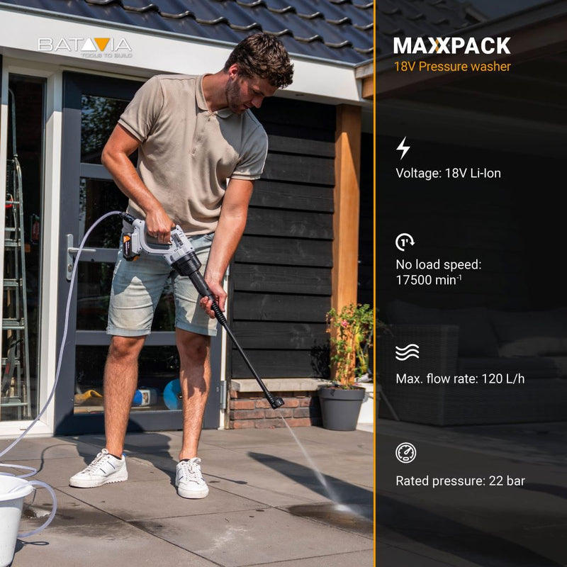 Laad de afbeelding in de Galerijviewer, 18V Nexxforce Accu Drukreiniger