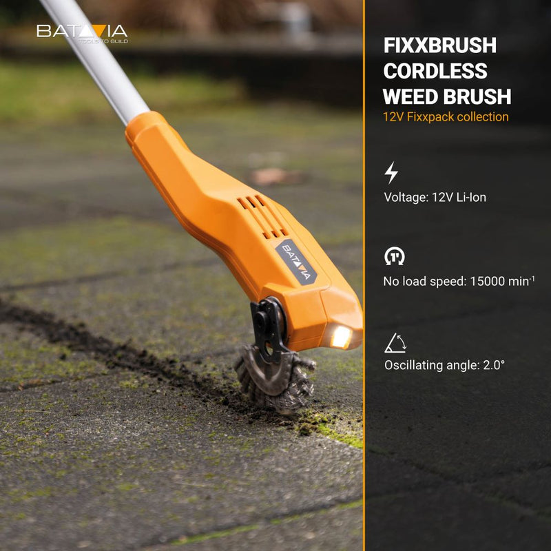 Laad de afbeelding in de Galerijviewer, 12V Fixxbrush Accu Onkruidborstel