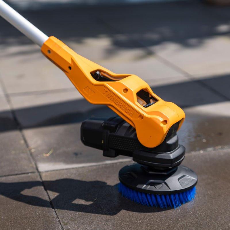 Laden Sie das Bild in Galerie -Viewer, 12V Twin Brush Akku-Reinigungsbürste Teleskopierbar