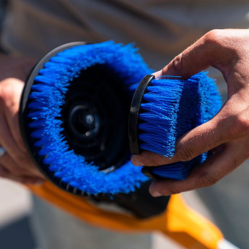 Laden Sie das Bild in Galerie -Viewer, 12V Twin Brush Akku-Reinigungsbürste Teleskopierbar