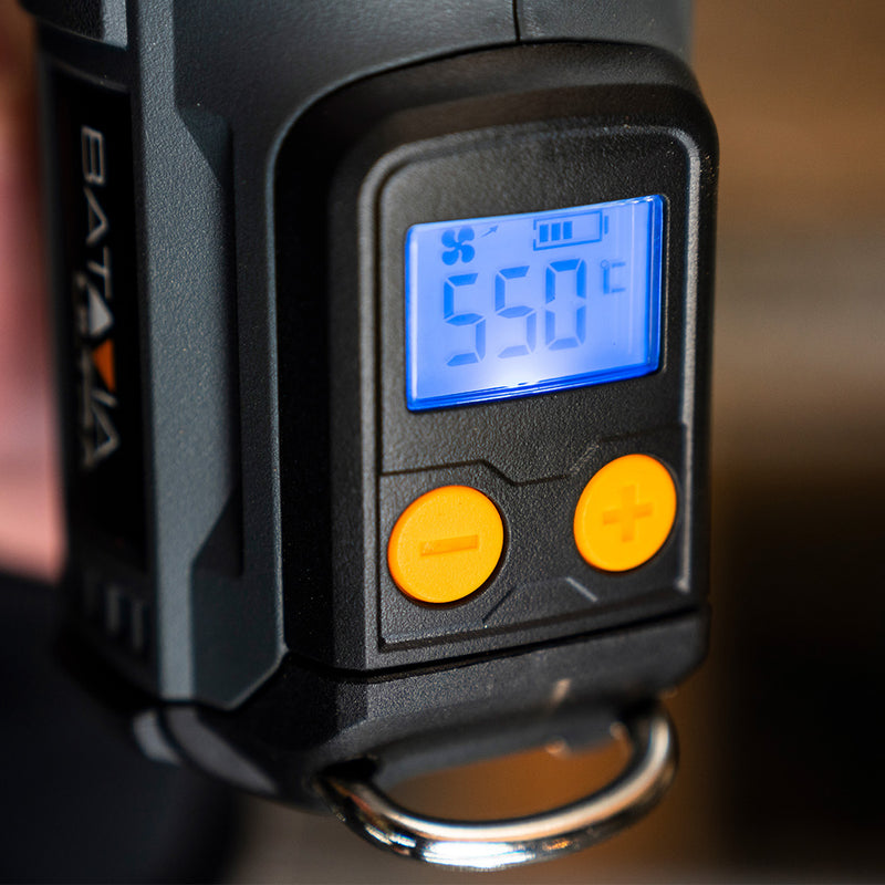 Laad de afbeelding in de Galerijviewer, 18V Accu Heteluchtpistool met Digitaal LCD Display