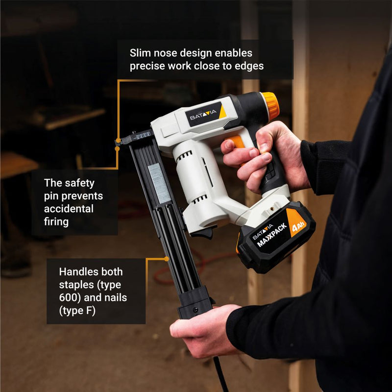 Laden Sie das Bild in Galerie -Viewer, 18V Akku-Klammer-Nagel-Tacker 18GA