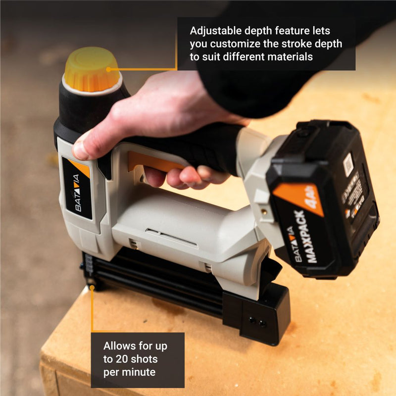 Laden Sie das Bild in Galerie -Viewer, 18V Akku-Klammer-Nagel-Tacker 18GA