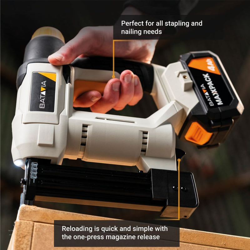 Laden Sie das Bild in Galerie -Viewer, 18V Akku-Klammer-Nagel-Tacker 18GA