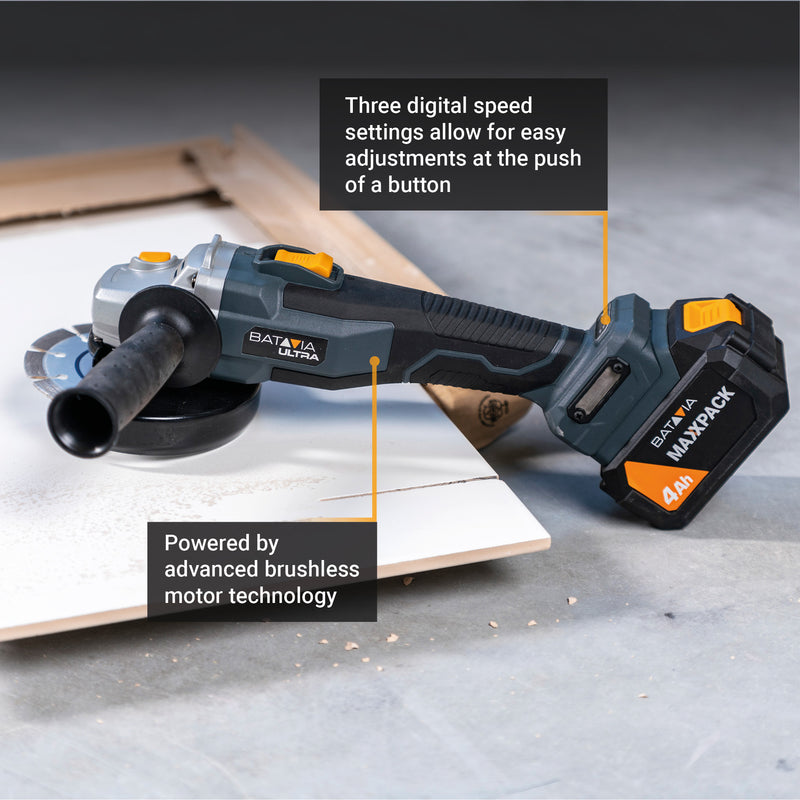 Load image into Gallery viewer, 18V Cordless Brushless Angle Grinder 125mm