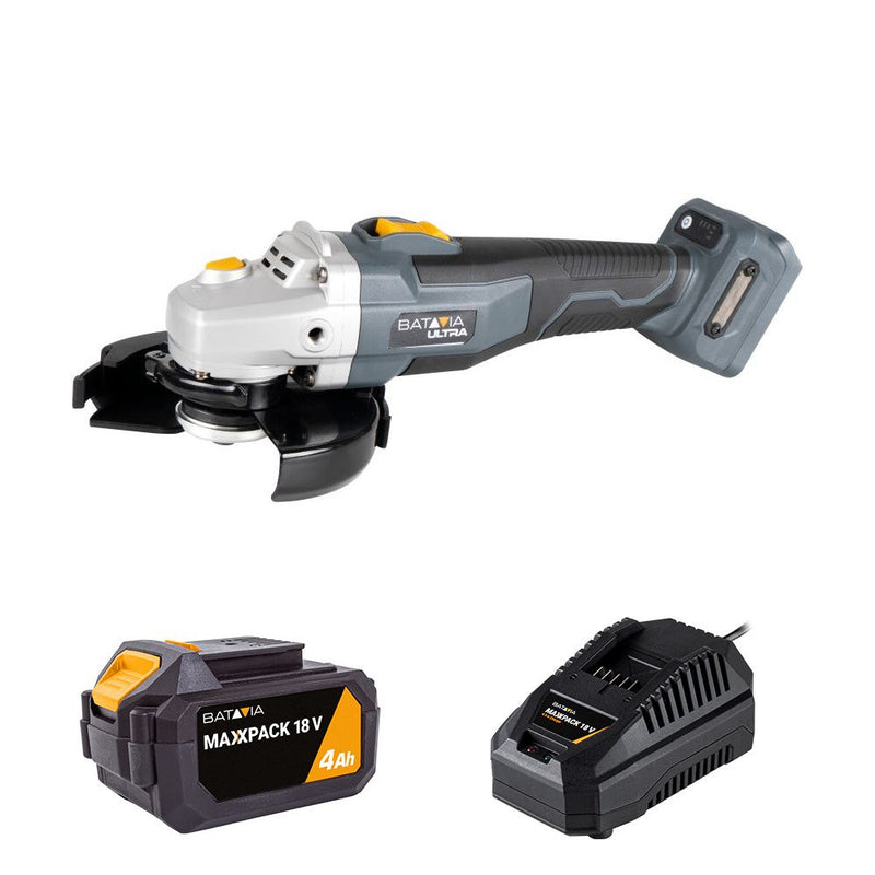 Cargue la imagen en el visor de la galería, Amoladora angular sin cable brushless 18V 125mm