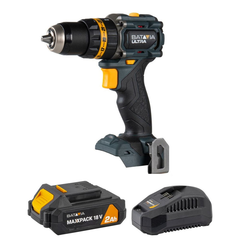 Laden Sie das Bild in Galerie -Viewer, 18V Akku-Bürstenloser Kombi-Bohrer 70 Nm