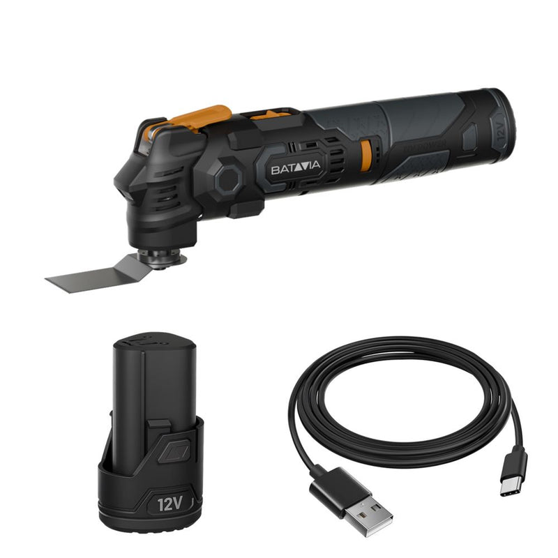 Load image into Gallery viewer, 12V Cordless Anti-Vibration Multitool