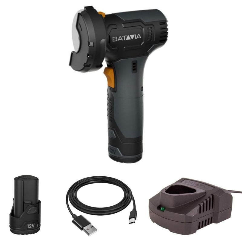 Laden Sie das Bild in Galerie -Viewer, 12V Akku-Winkelschleifer 76mm