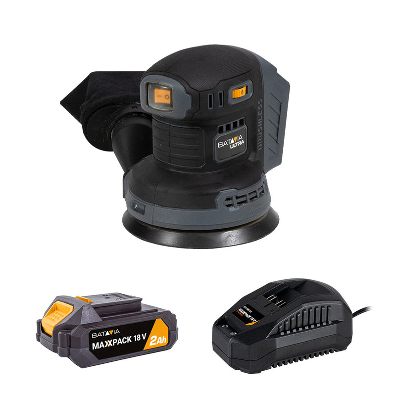 Load image into Gallery viewer, 18V Brushless Cordless Orbital Sander 125mm