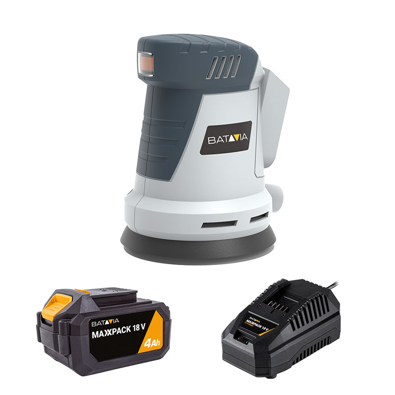 Cargue la imagen en el visor de la galería, Lijadora Excéntrica 18V de Batería 125mm