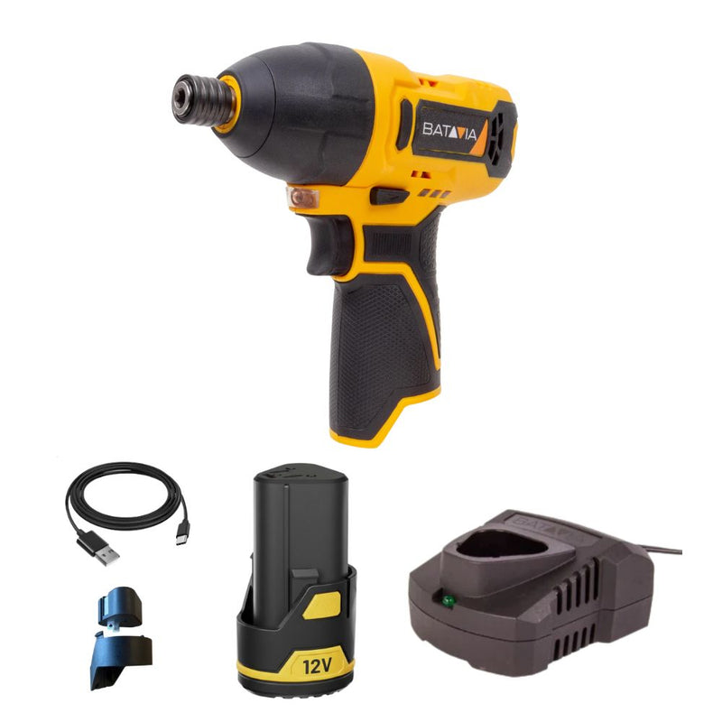 Carica immagine in Galleria Viewer, Avvitatore a impulsi a batteria 12V 120 Nm