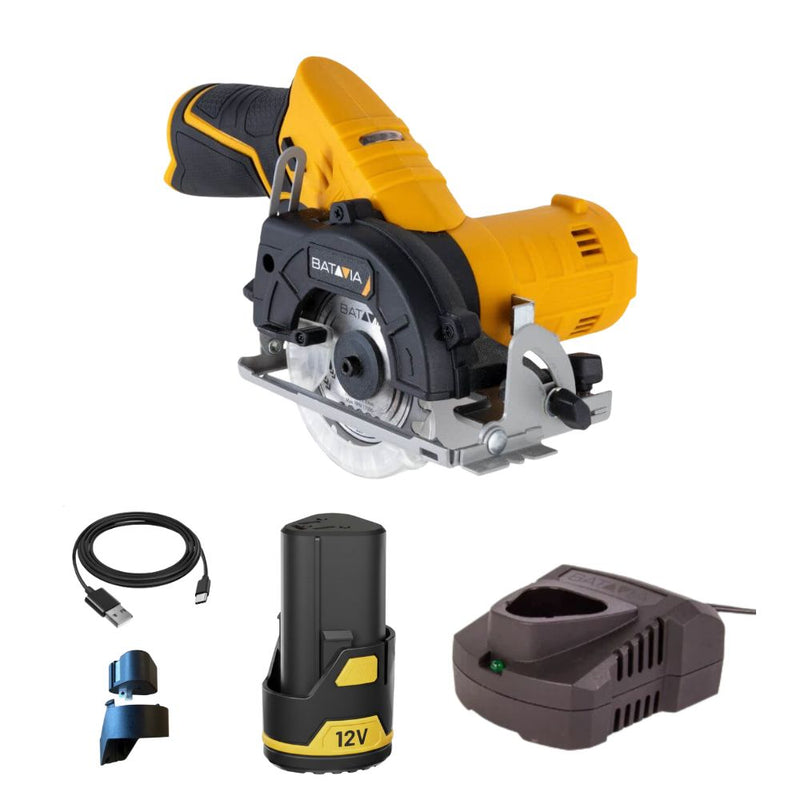 Carica immagine in Galleria Viewer, Sega Circolare 12V a Batteria 85 mm