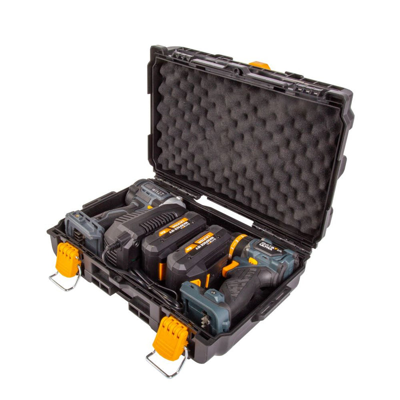 Carica immagine in Galleria Viewer, 18V Ultra Twin Pack Brushless Combi Drill 75 Nm & Impact Driver 350 Nm