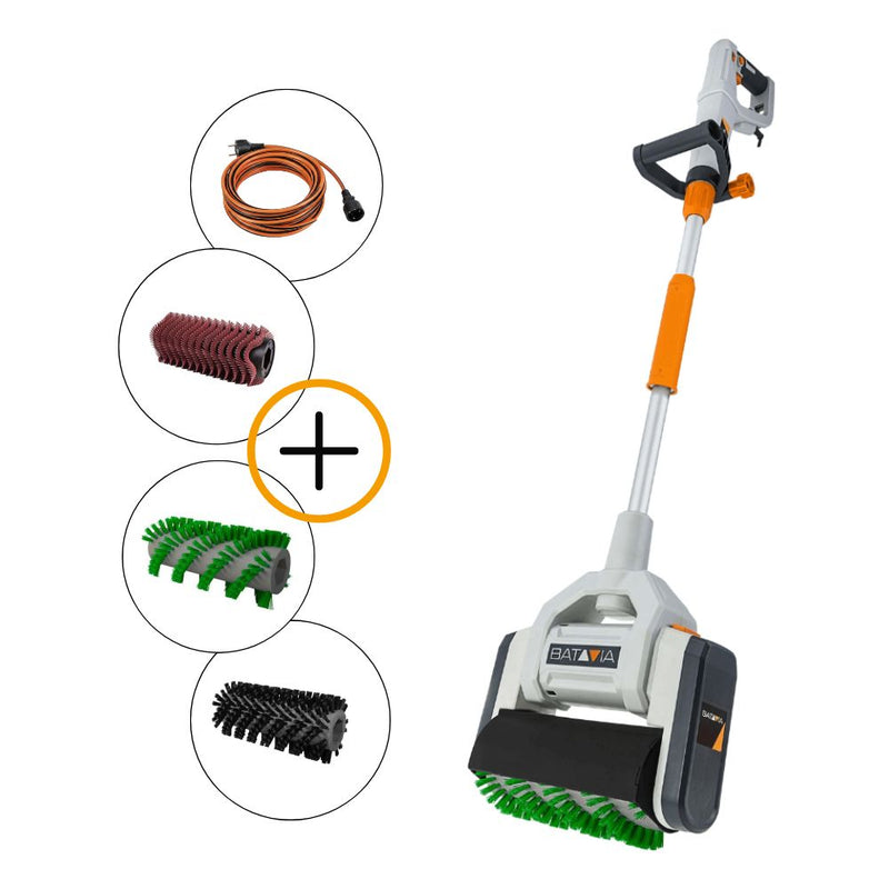 Laad de afbeelding in de Galerijviewer, Maxxbrush 1020W Multi-Borstel 26 cm - Incl. Alle Borstels & Q Link verlengkabel 15m