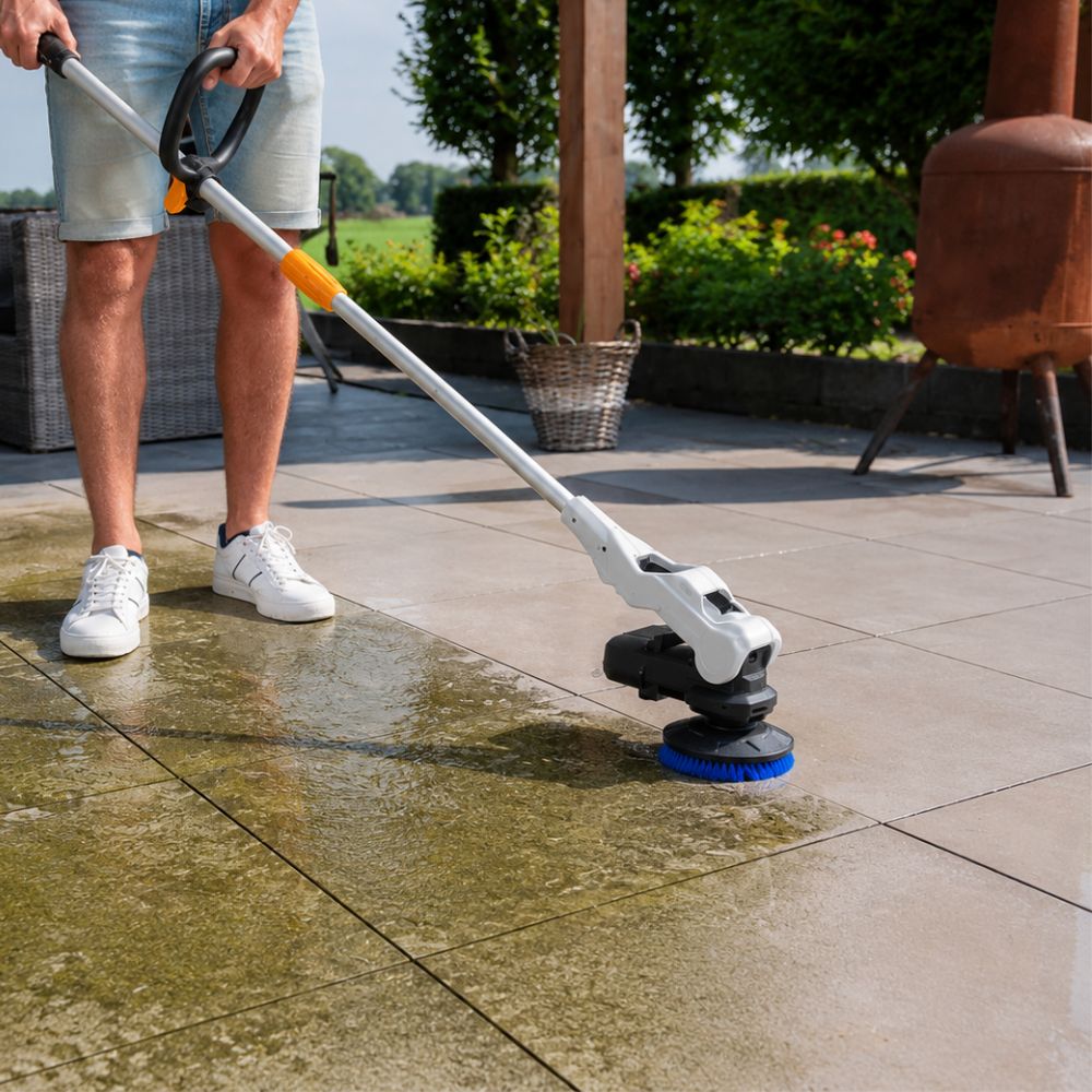 Remove Green Deposits from Outdoor Tiles | Batavia