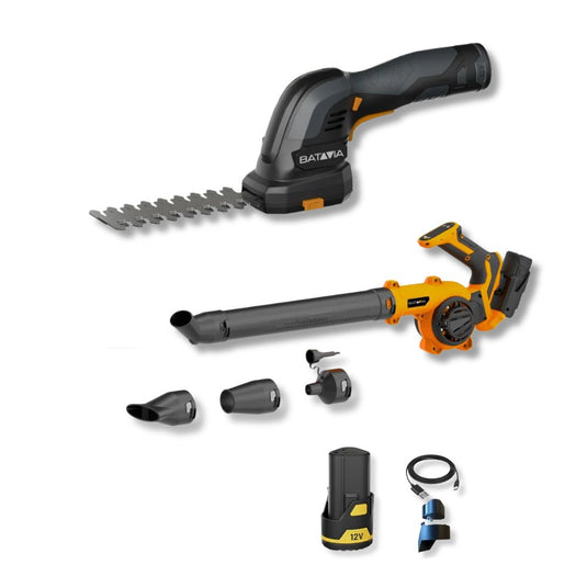 12-V-Gartenpflege-Set inkl. 2,0-Ah-Akku und USB-C-Ladekabel
