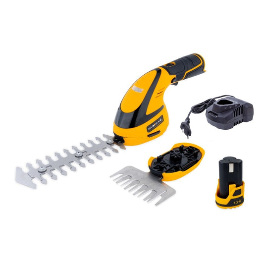 Pack starter automne – Cisaille à gazon et à arbuste 12V & Souffleur de feuilles 3300W