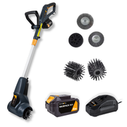 18V Maxxbrush Cordless Multi-Brush - Incl. 4.0Ah Battery, 2.4A Charger and All Brushes