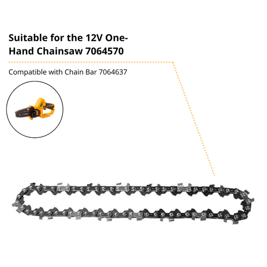 Saw Chain - Suitable for the 12V Cordless One-Hand Chainsaw 6''