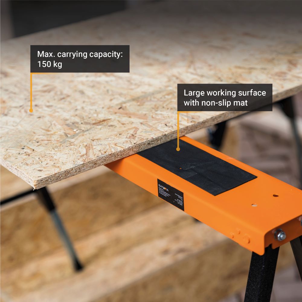 2x Telescopic Sawhorse Set - view 6