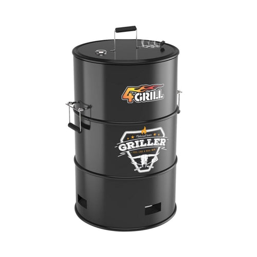 4Grill | Barbecue 4-en-1 Baril de pétrole Barbecue