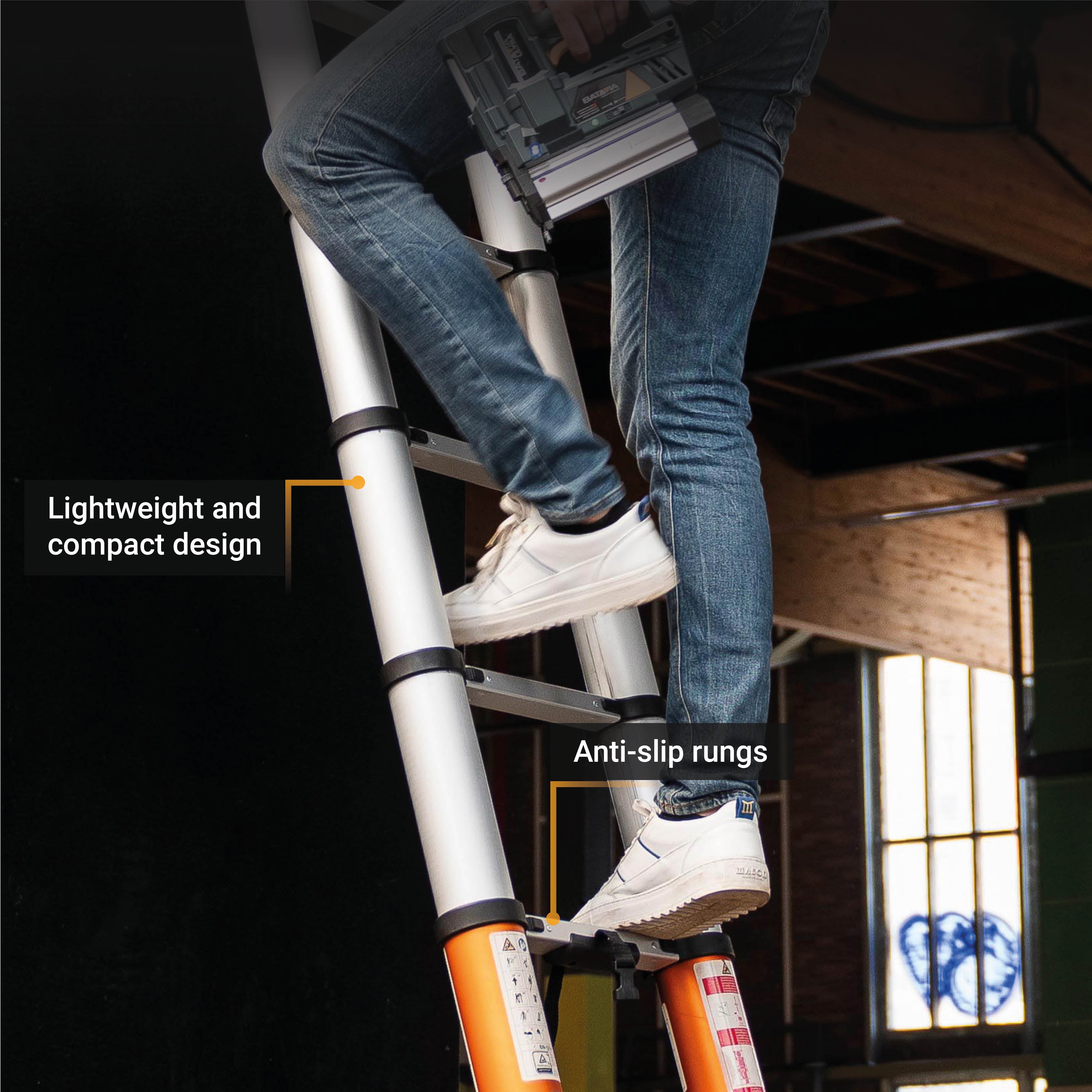 Telescoopladder 3.81m