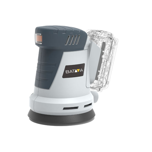 Lijadora Excéntrica 18V de Batería 125mm