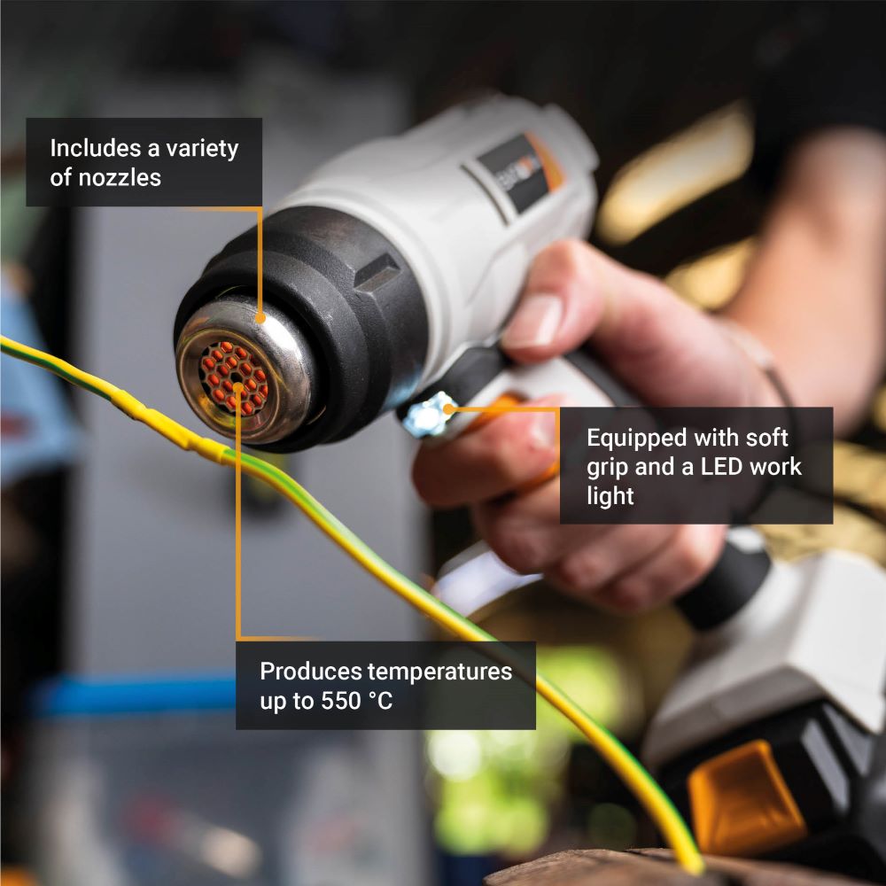 18V Décapeur Thermique sans fil 550°C
